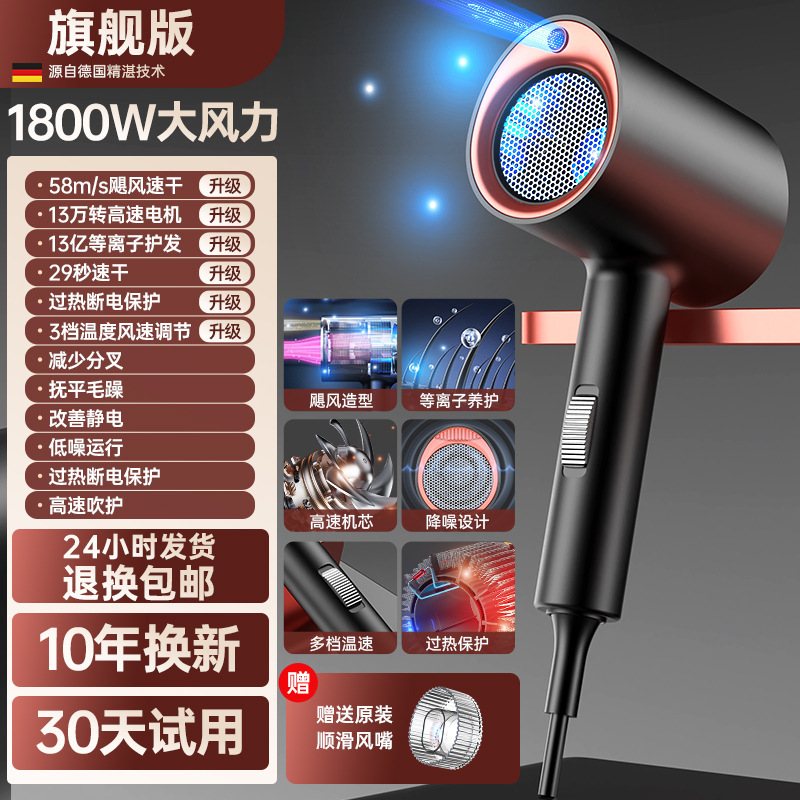 新品高速吹风机 等离子护发 家用负离子吹风筒 杀菌除头螨电吹风|undefined