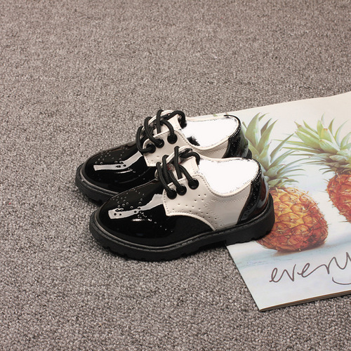 Spring and Autumn New Women and Children's Formal Performance Shoes, Boys' Wedding Children's Shoes, British Style Leisure Direct Sales