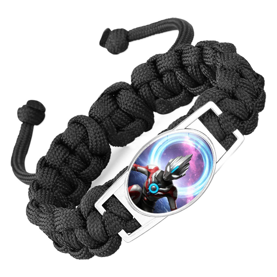 New umbrella rope woven bracelet Cartoon Cartoon celodiga Ultraman bracelet birthday gift student jewelry