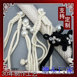 劲匠中国风大衣皮草中国结年服羽绒服毛妮钮扣手工编织高端扣子