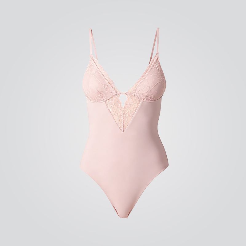 Skims Same Style Fits Everybody Lace Bodysuit Sexy Lace American-Style Skin-Friendly Tight Camisole