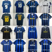 Ретро Интер Интер Милан Трикотаж Football Classic Football Football Classic можно напечатать один за другим