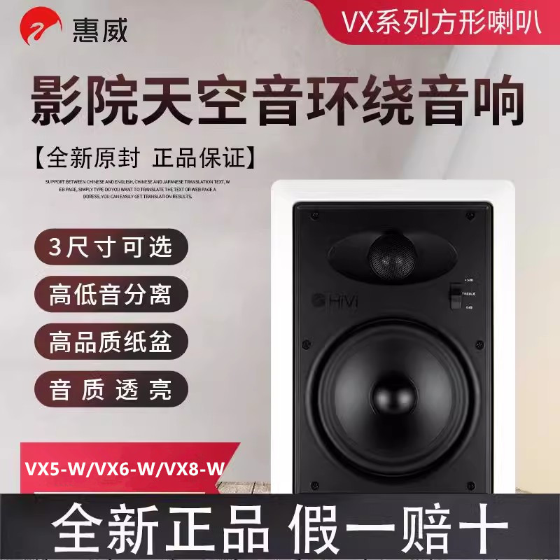 Hivi/惠威 VX5-W嵌入式吸顶音响 家庭影院吸顶喇叭
