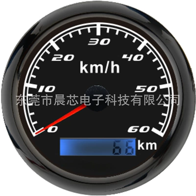 Pointer Speedometer, Other vehicle instruments - cx8029b-black-plate-and-black-cover-60km