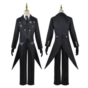 Black Deacon Cos Cos Costume Sebass Cosplay Costume Butler Titan Tuxedo Charles Master Anime Cos Cos Cos Cos Cos Cos