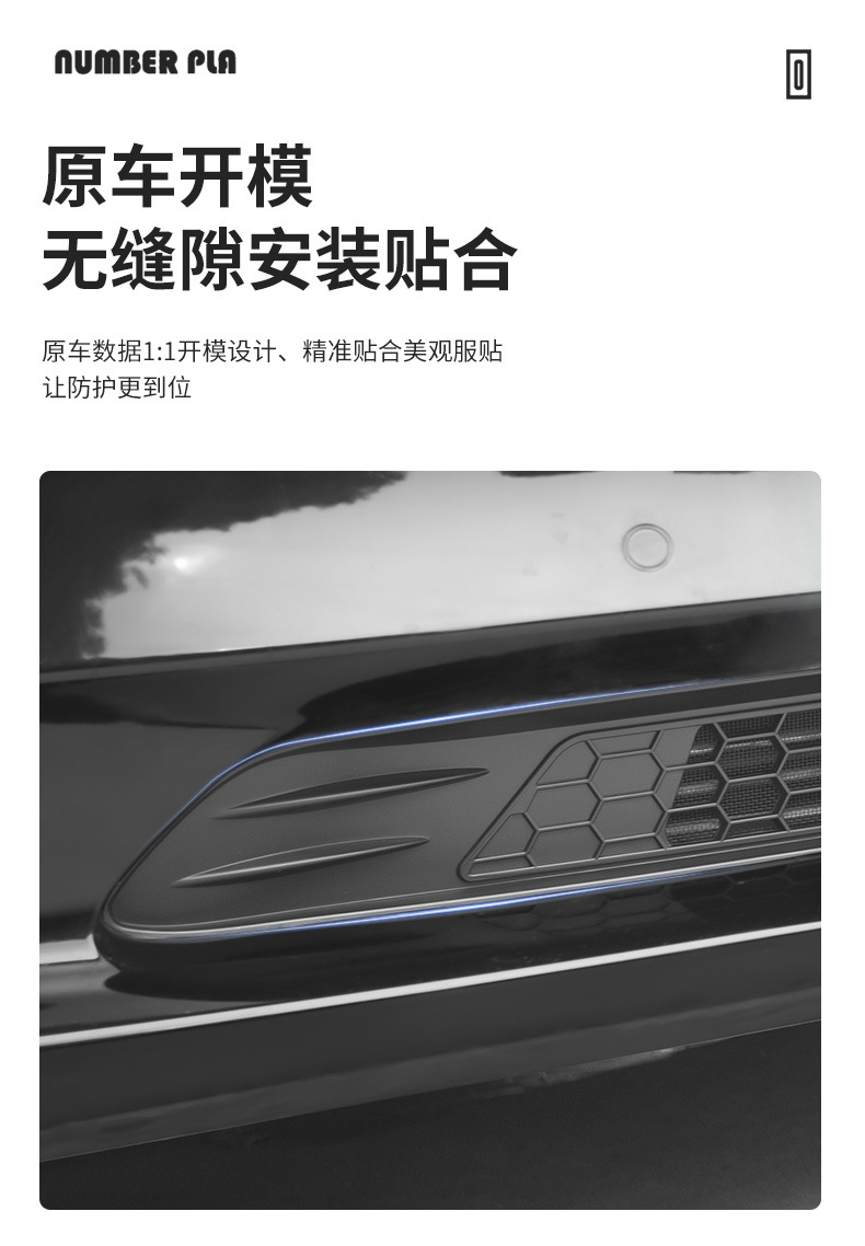 Cross-Border Wholesale of Accessories for the New Version of Tesla Model Y/3 Insect-Proof Net and Air Conditioning Inlet Protective Cover