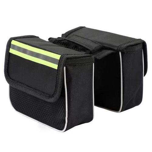 Hardened Shell Waterproof Bike Bag Front Bag Bike Dual Bag Crossbar Bag Front Bar Bag Cycling Phone Packaging Preparation