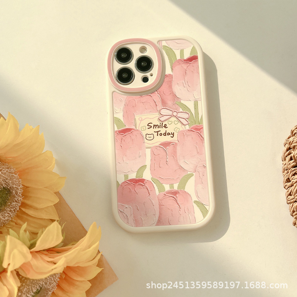 [One Piece Dropshipping] Sheepskin Phone Case for Apple Huawei Oppovivo Xiaomi Redmi Ins Style