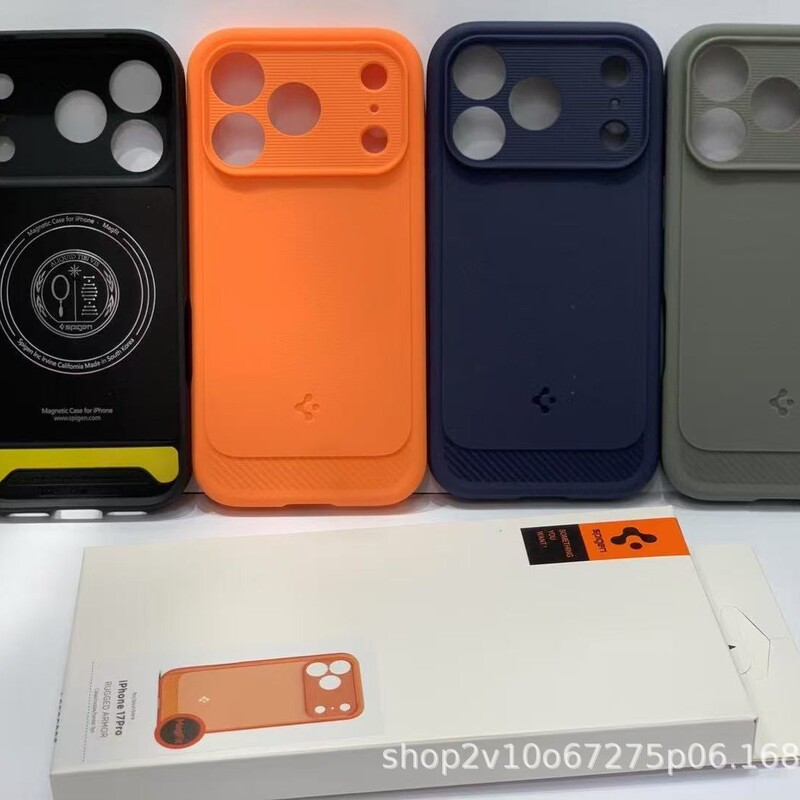 Spigen Is Suitable for Apple 17Air Mobile Phone Case, Iphone18Pro All-Inclusive Anti-Fall Protective Cover, Tough Armor-Like Shell