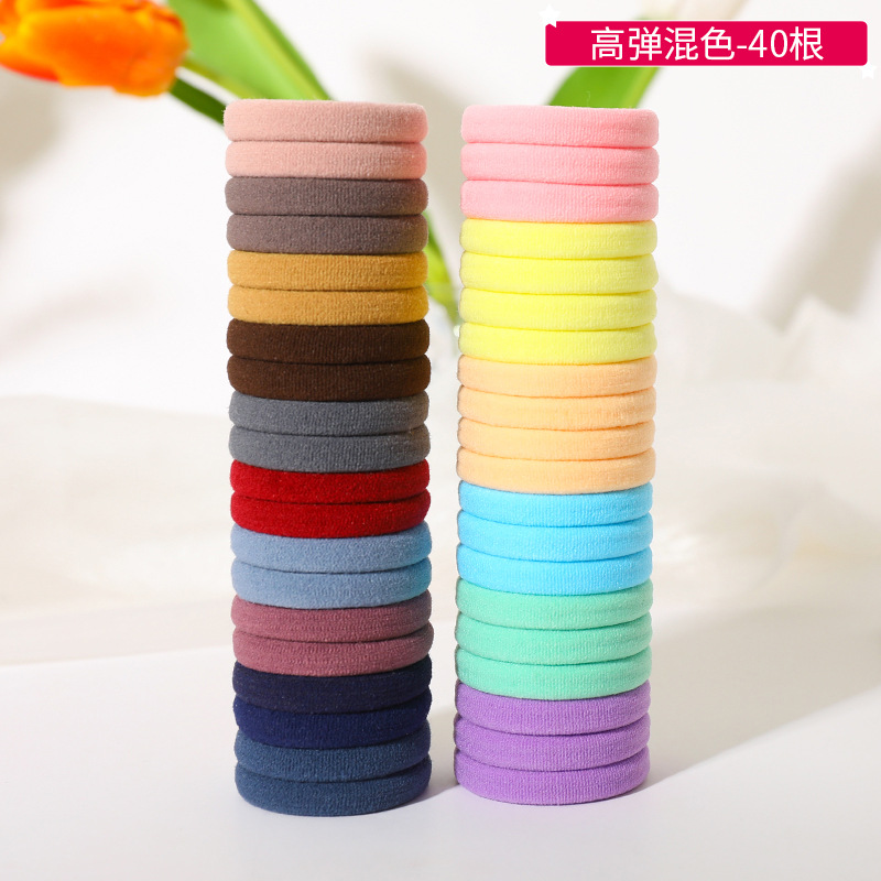 Cordón de cabello de mujer, cordón de cabello de mujer, cordón de cabello de alta elasticidad, cordón de cabello duradero, anillo de cabello negro sin costuras para mujeres