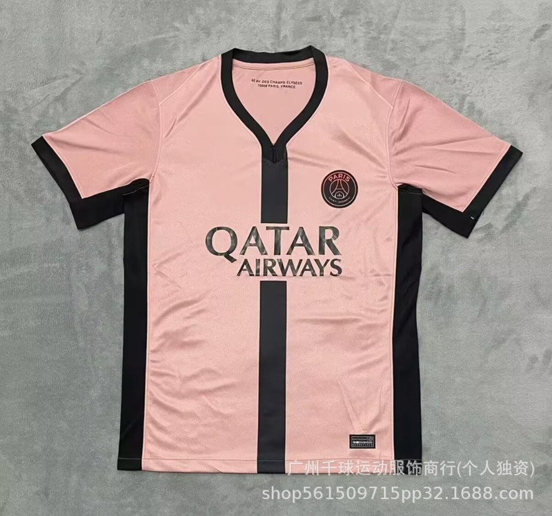 クロスボーダー 24-25 チャンピオンズリーグ パリ シリーズ ジャージ ファンバージョン ドゥエ No.14 デンベレン No.10 旧サッカーユニフォーム|undefined