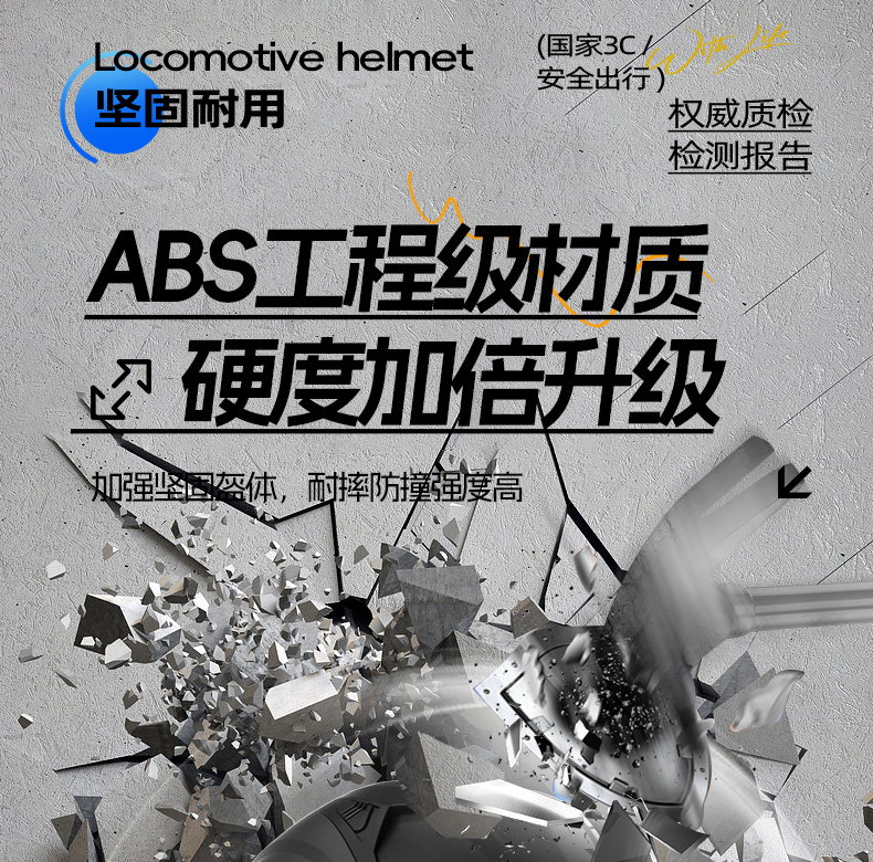 Electric Motorcycle Helmet 3C Certified Full Face