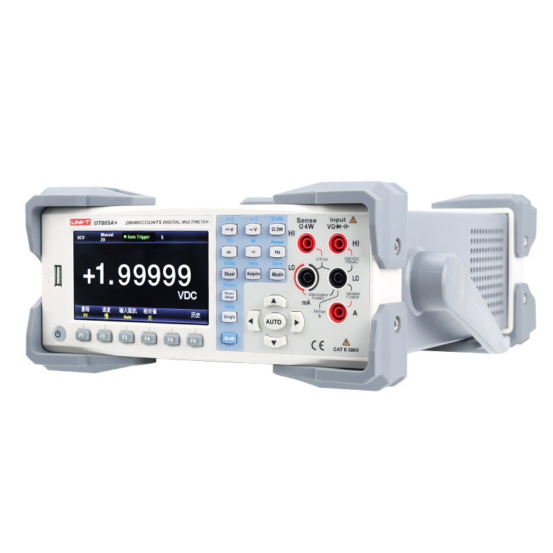 Настольный цифровой мультиметр Uliide UT805A+ — пять с половиной цифр, двойной дисплей, высокая скорость измерения, высокое разрешение