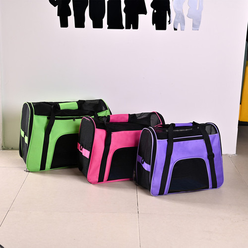 Cross-border best-selling pet bag for dogs, durable dog travel bag, cat bag, hand-held backpack, external glue net cage cross-body bag