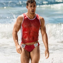 澳洲原版正品时尚三角男式泳裤男士游泳裤跨境外贸性感泳裤