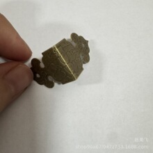 25MM边长青古铜包边木盒四边护角固定角片角码片首饰盒装饰边包印
