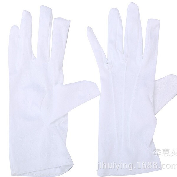 White gloves