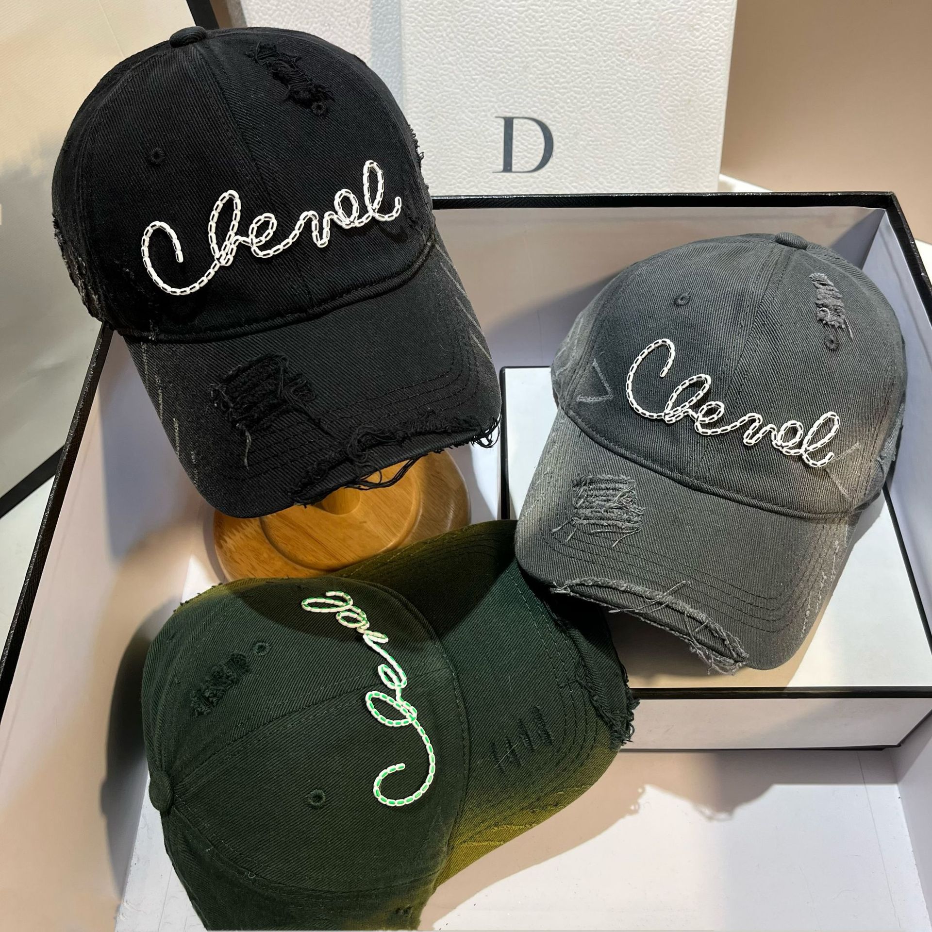 American Youth Street Versatile Washed Cotton Baseball Fashionable Small Fragrance Spring and Autumn New Personalized_voghion.com