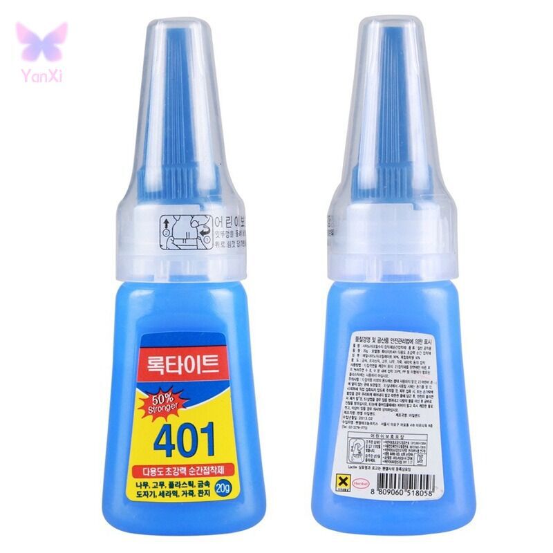 Manicure nail glue Korean standard 401 super strong sticky diamond nail piece glue rhinestone glue jewelry adhesive wholesale