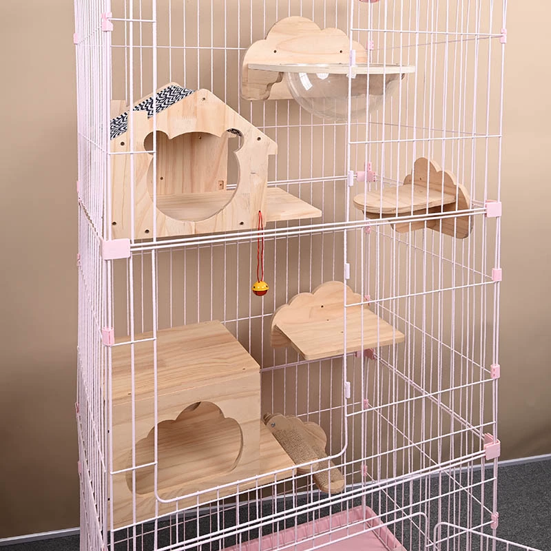 Кошачья клетка висит деревянная платформа Кошачье гнездо Космическая капсула отдыха Подниматься на трамплин Вилла кошачий коготь колонна сизаль свободное пространство