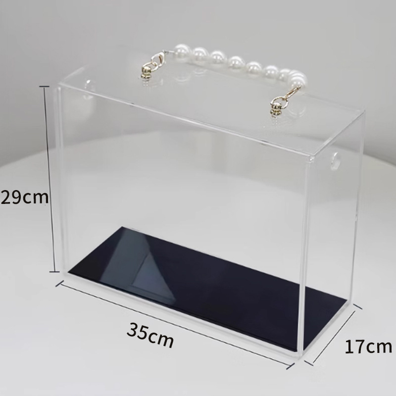 35*17*30cm 검정색 바닥 진주 손잡이 플레이트 두께 4mm(단일 상자)