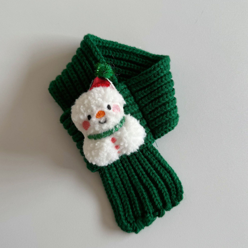 зеленый снеговик / Подходит для кошек и собак (1.0-5kg шт.) 35см*5см