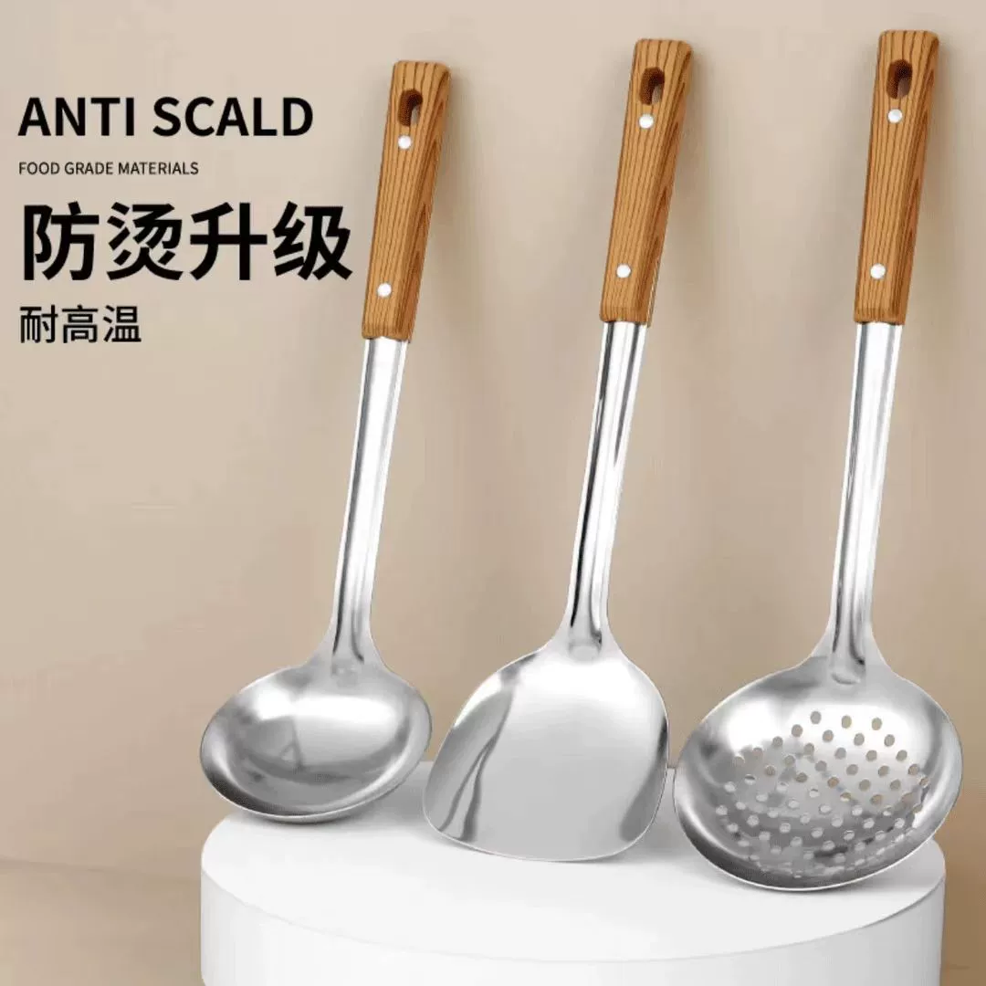 Spoon stainless steel, shovel, kitchenware for home use, full set