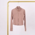Twilight rose gold zipper short jacket