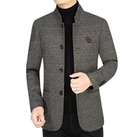 Демисезонный костюм для отдыха, мужская куртка, 2023, slim fit
