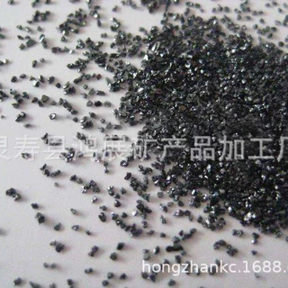 生产加工黑色黑金沙黑金砂天然黑色发亮编织袋包装干净无杂质