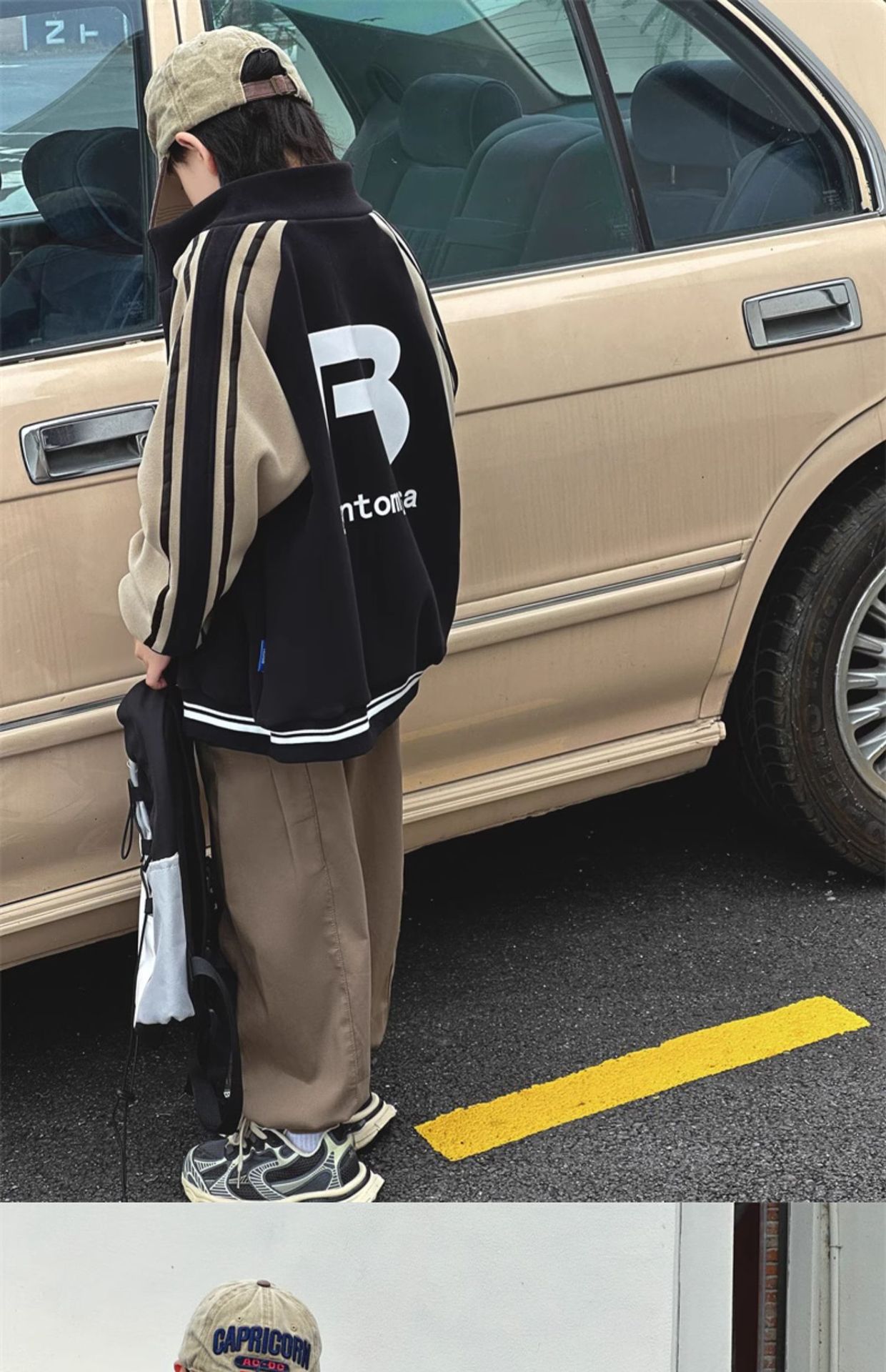 2024 New Loose Jacket, Spring and Autumn Versatile Cardigan, Boys' Handsome Hoodie, Baseball Jacket_voghion.com