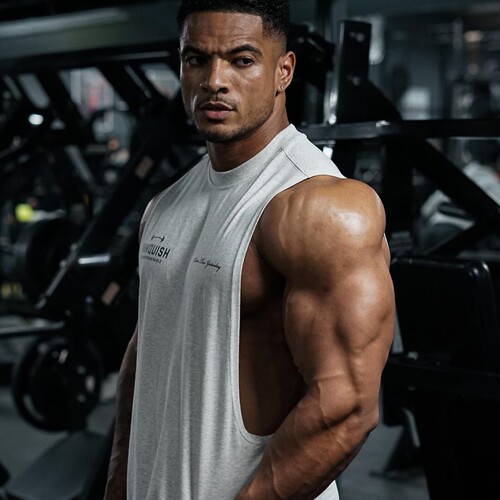 Muscle Fitness Brothers new summer fitness vest Men's outdoor running leisure sports trendy brand sleeveless T-shirt