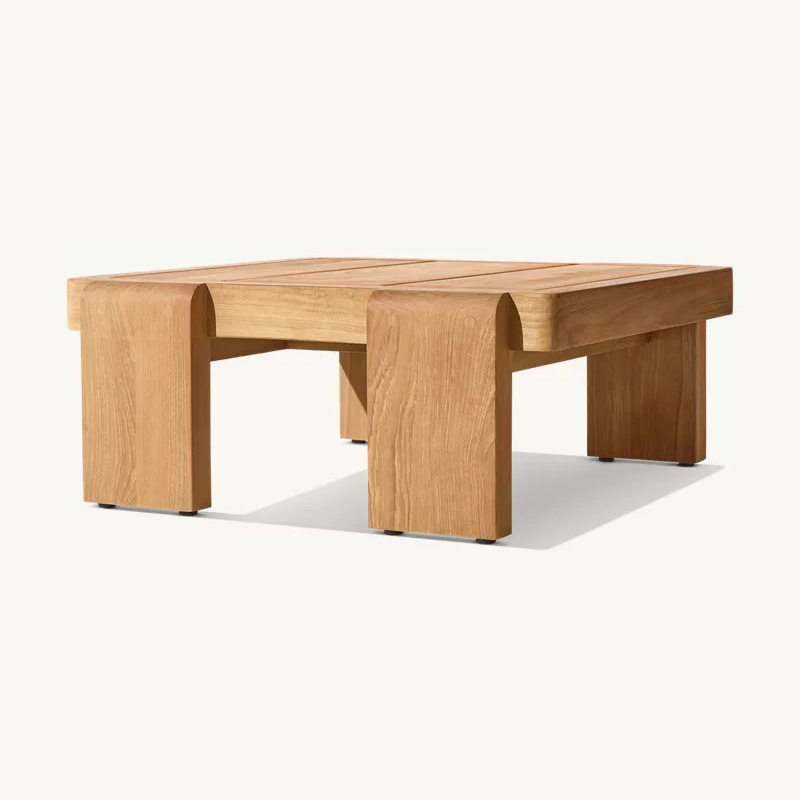 Mesa de café cuadrada (teca importada)