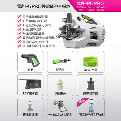 Car washing machine — Car Washing Machine, High-Power Induction - snow-leopard-p6-2000w-brushless-induction-standard-version