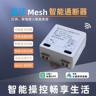 Bluetooth Mesh Switch Xiao Ai’S Voice Remote Timing Control Switch Has Been Connected to the Mijia App