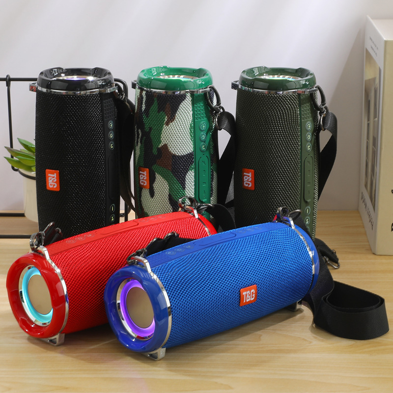 Explosiva TG192 tela Altavoz Bluetooth inalámbrico Tarjeta portátil portátil para exteriores Altavoz Bluetooth de alto volumen