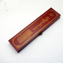 毛筆盒批發 廠家供應毛筆包裝 三支裝筆盒子 木盒 紅木盒