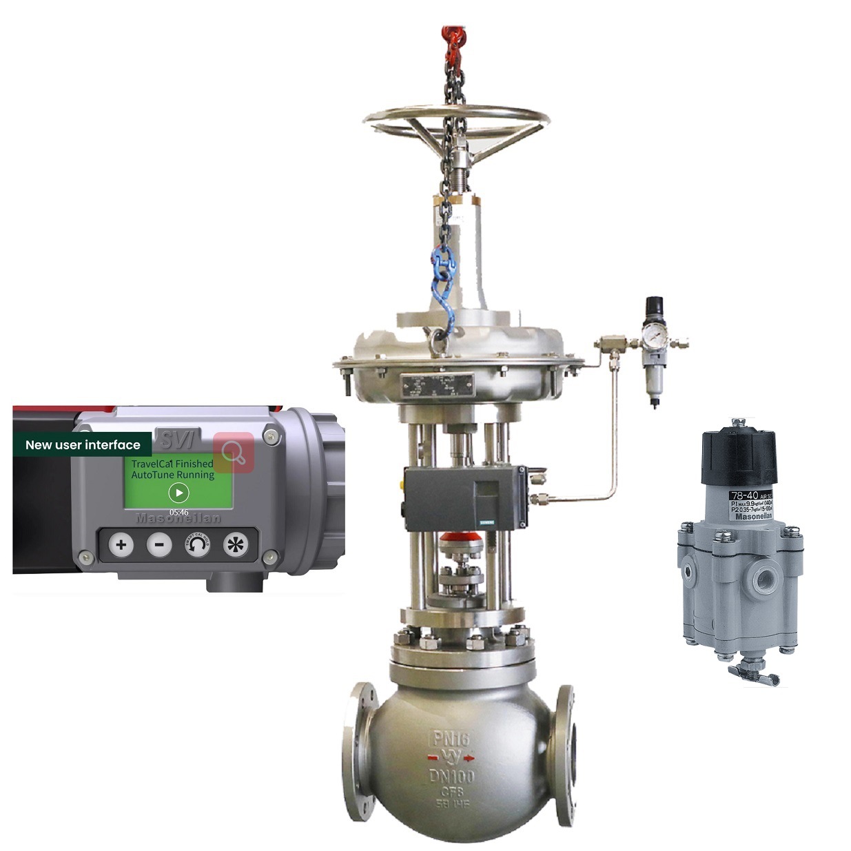 Masoneilan阀门定位器SVI3-21121112 单作用带显示不带反馈