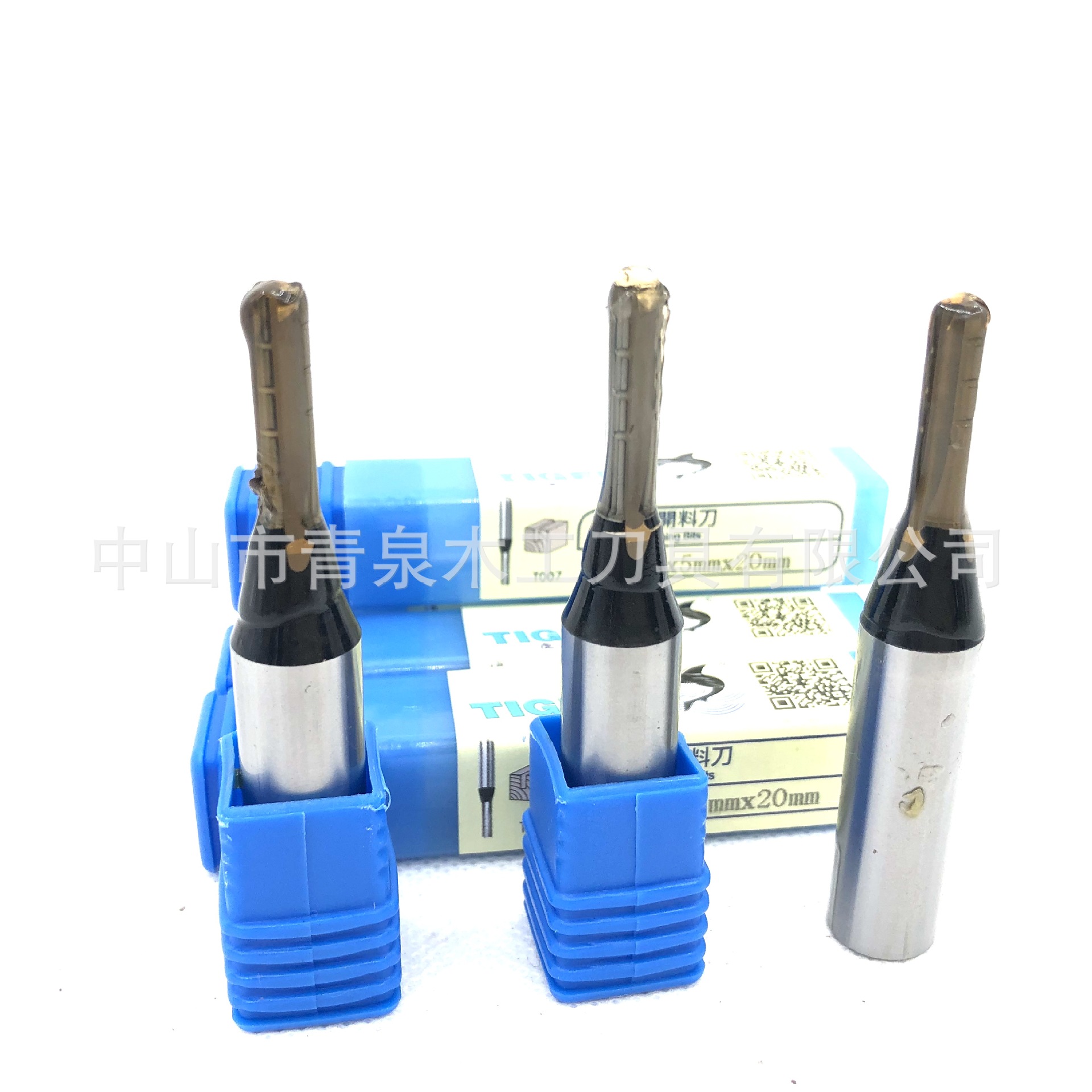 虎鲨 木工工业级双刃直刀 开槽铣刀 虎鲨圆底刀价格从优