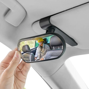 Suitable for car interior rearview mirror, wide-angle curved reflective reversing mirror, rear seat baby observation mirror, sun visor