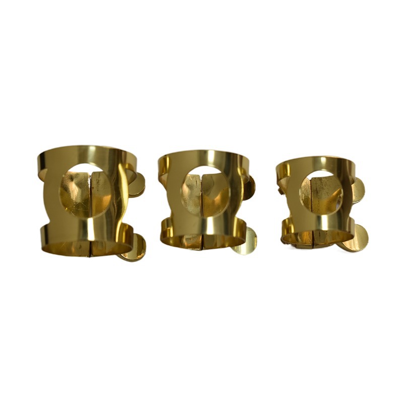 Alto tenor saxofón flauta cabeza abrazadera clip de cobre tarjeta silbato clip accesorios ventas directas de la fábrica