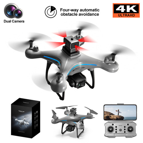 Cross-border new product KY102 obstacle avoidance drone with optical flow dual camera high-definition aerial photography quadcopter aircraft
