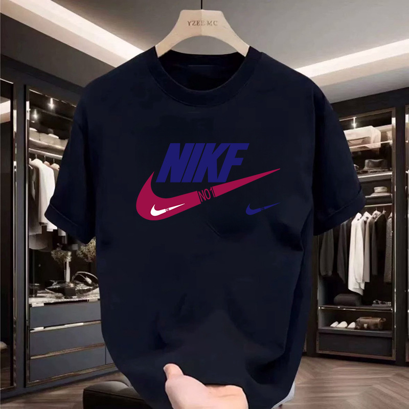 Selección de marcas 1. Área especial de descuento 1. Subvención de 10 mil millones de yuanes 1. Camiseta de manga corta para hombres y mujeres con camiseta de cuello redondo suelta y pesada