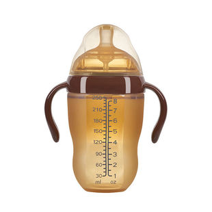 Baby Wide-Diameter Silicone Bottle, Super Soft, Anti-Fall, Anti-Flatulence, One-And-A-Half-Year-Old Baby Imitation Breast Milk Weaning Artifact