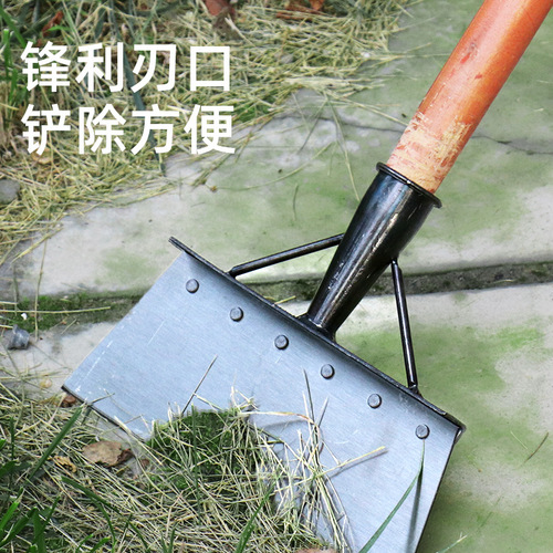 Manganese steel ice clearing shovel, deicing and snow removal shovel, pig manure shovel, wall decontamination cleaning shovel, agricultural manure shovel artifact