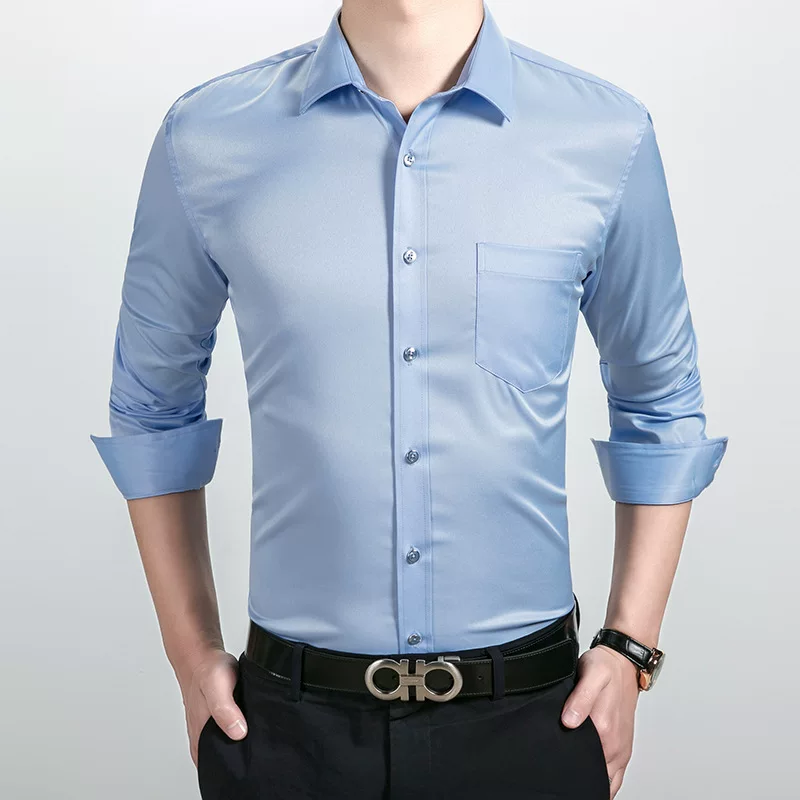 Летняя рубашка, slim fit