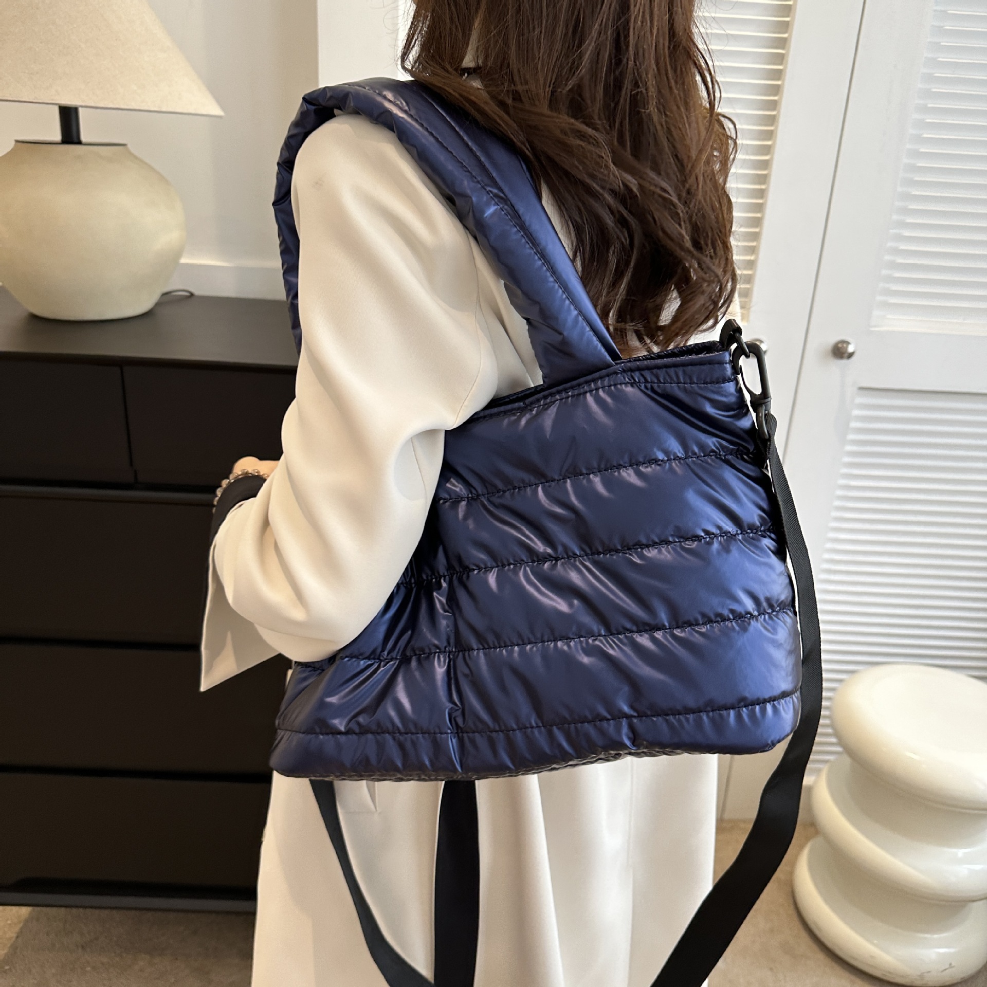 Demi-season space down jacket
