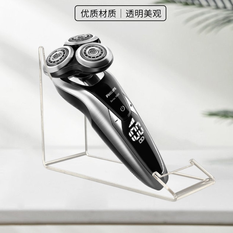아크릴 전기 면도기 디스플레이 스탠드 헤어 드라이어 이발기 미용 기기 원격 제어 디스플레이 스토리지 스탠드