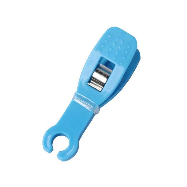 Blue round mouth clip (bulk)