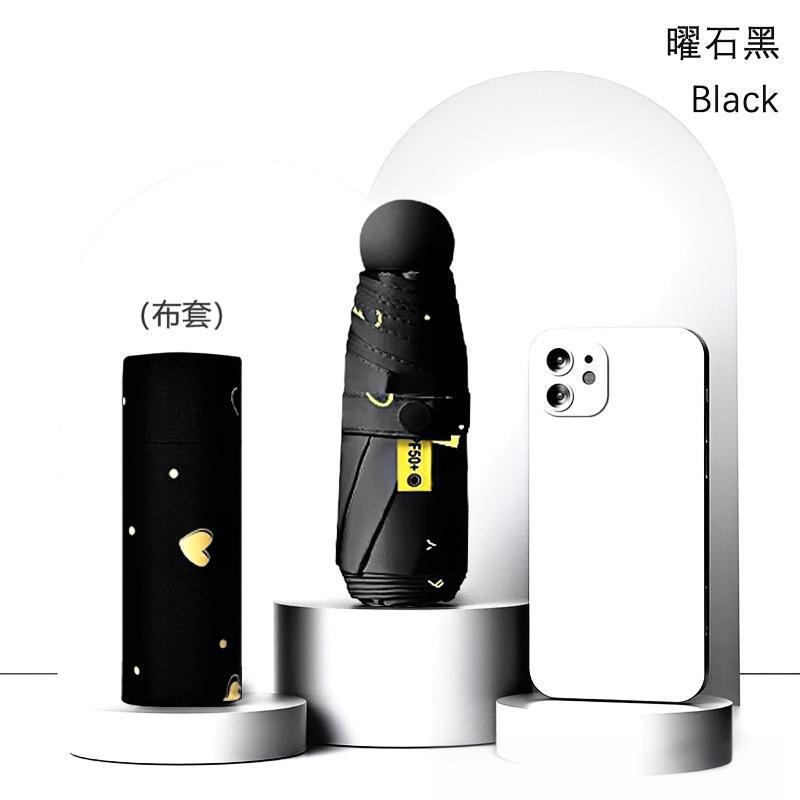 50% off 日焼け止めカプセル傘 ブラックコーティング 晴雨兼用 卸売 小型 カードケース型 携帯用 ポケットサイズ カスタムサン傘|undefined